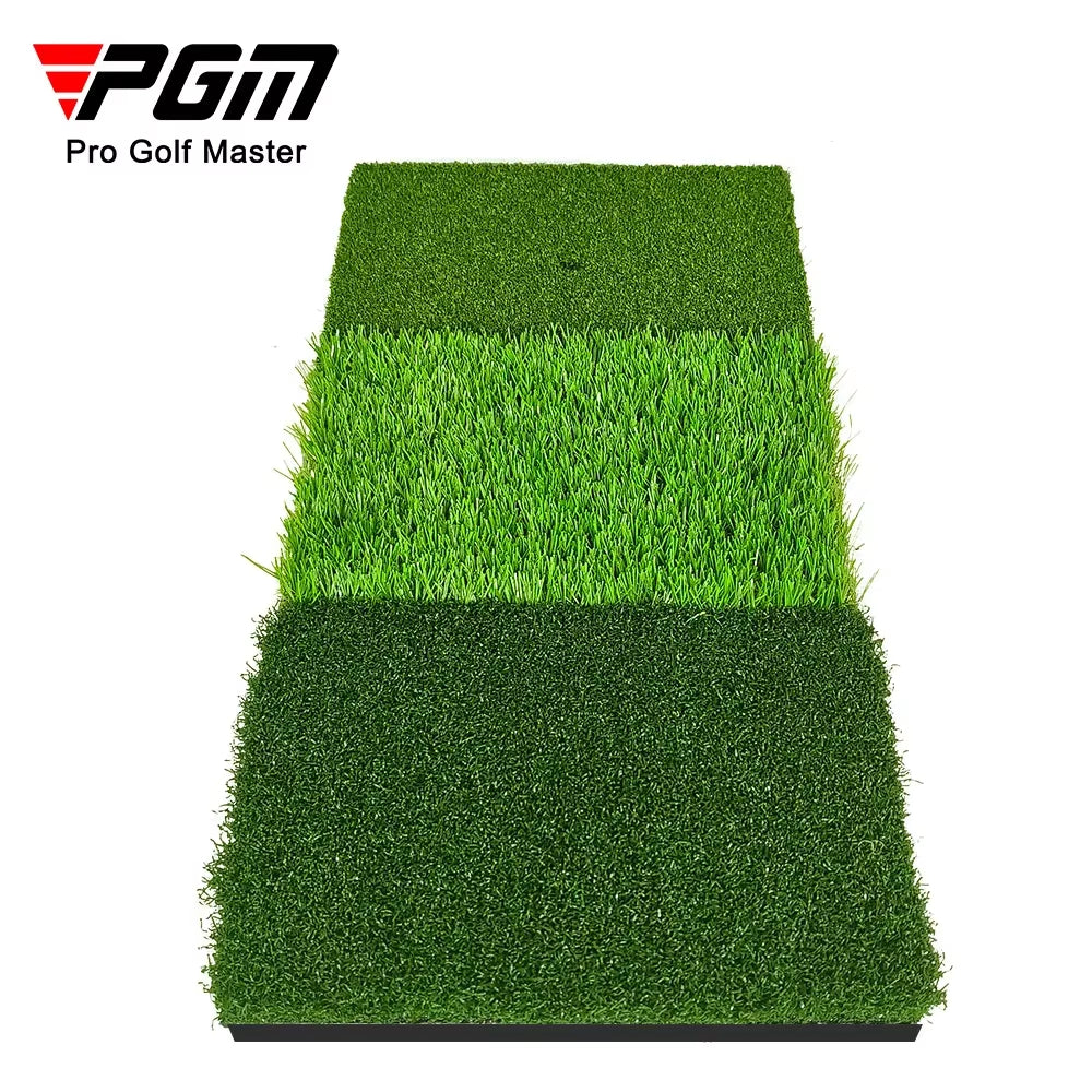Golf Hitting Mat 3 Grasses Golf Training Aids Indoor Outdoor Tri-Turf Golf Hitting Grass Golfmats Indoor Backyard DJD010