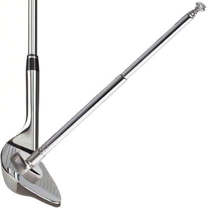 Golf Alignment Rods, 7 Length Adjustments - Golf Alignment Stick Corrector Lie Angle Tool, Golf Swing Training Aids Aiming Stick - Golf Club Face Aim, Visualize and Align Your Golf Shot