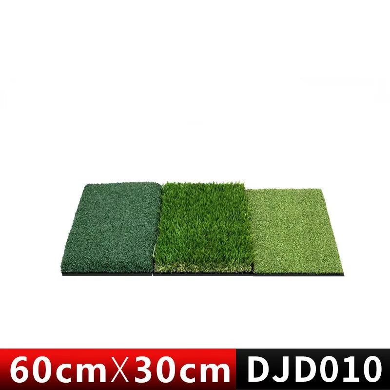 Golf Hitting Mat 3 Grasses Golf Training Aids Indoor Outdoor Tri-Turf Golf Hitting Grass Golfmats Indoor Backyard DJD010