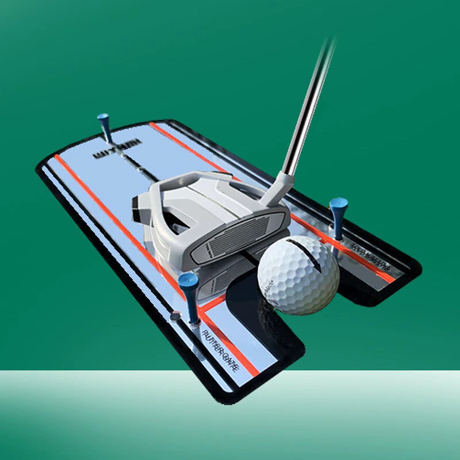 Golf Putting Eyeline Mirror Alignment Training Aid Putter Swing Line Trainer