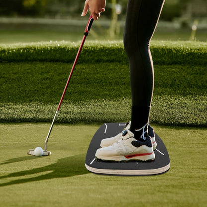Golf Gravity Transfer Plate Golf Swing Center Transfer Balance Training for Beginner Golf Practice Golf Pressure Plate