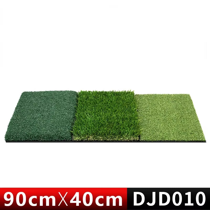 Golf Hitting Mat 3 Grasses Golf Training Aids Indoor Outdoor Tri-Turf Golf Hitting Grass Golfmats Indoor Backyard DJD010