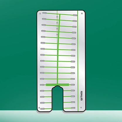 Golf Putting Eyeline Mirror Alignment Training Aid Putter Swing Line Trainer